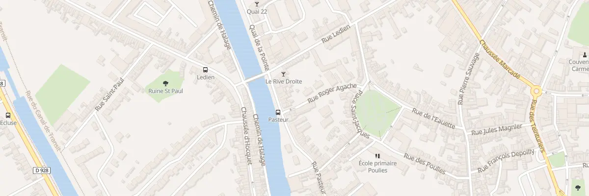Plan du 96 Rue Pasteur à Abbeville