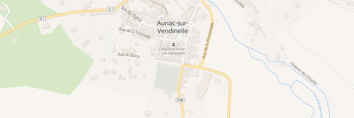 Plan du 10 Rue Notre-Dame à Auriac-sur-Vendinelle