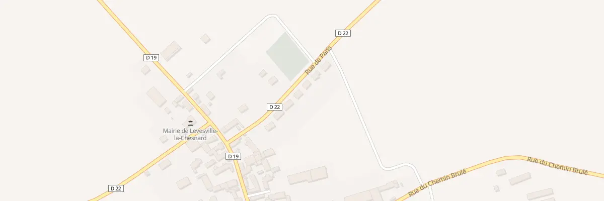 Plan du 10 Rue de Paris à Levesville-la-Chenard