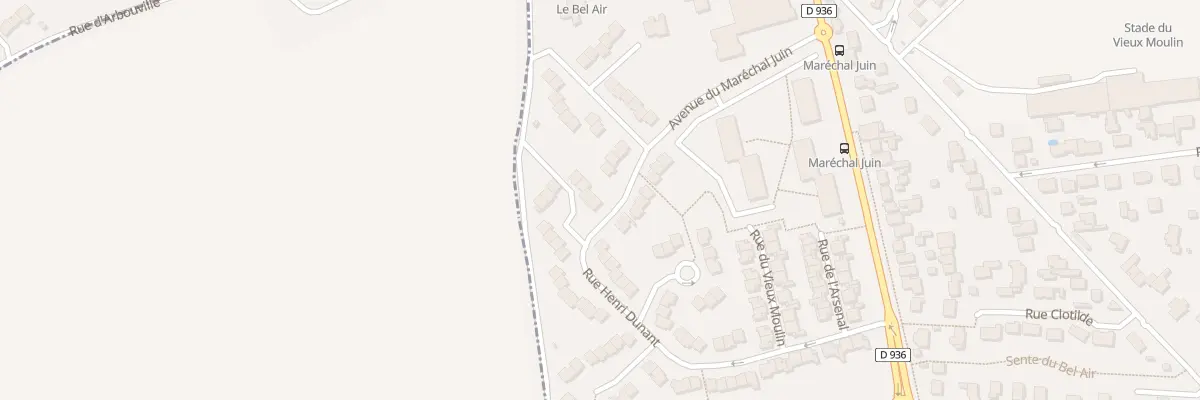 Plan du 67 Rue Henri Dunant à Rambouillet