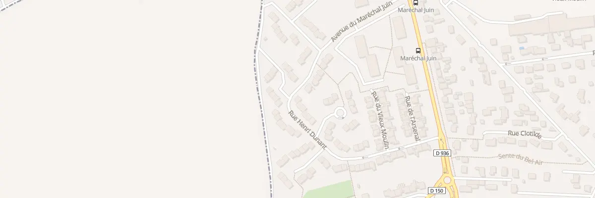 Plan du 24 Rue Henri Dunant à Rambouillet