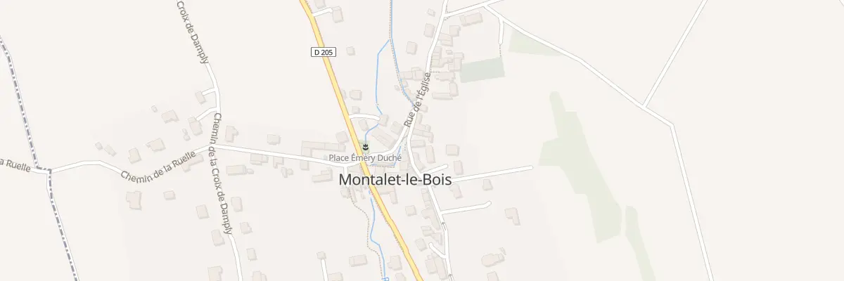 Plan du 3 Rue André Godet à Montalet-le-Bois