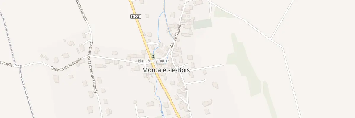 Plan du 5 Rue André Godet à Montalet-le-Bois