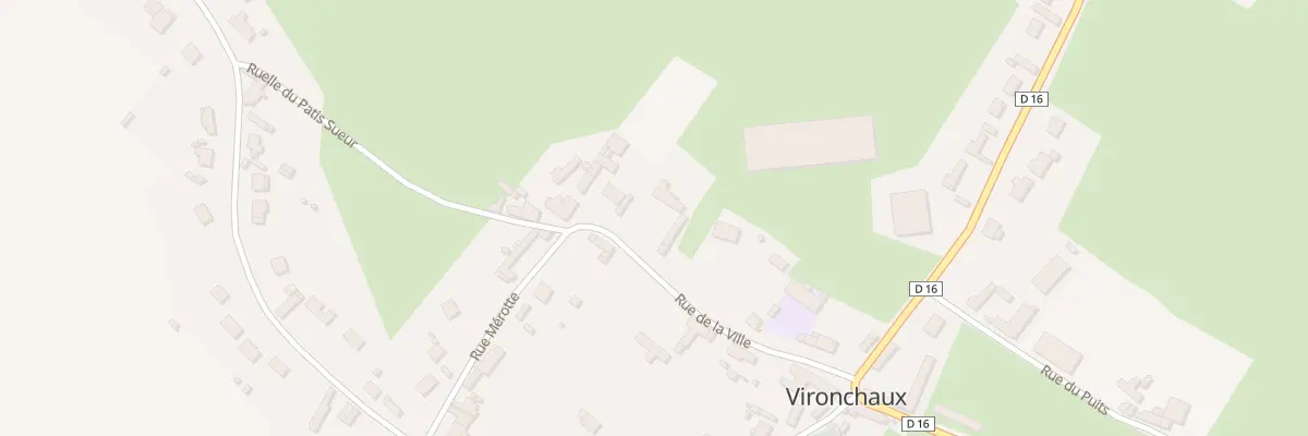 Plan du 5032 Rue de la Ville à Vironchaux