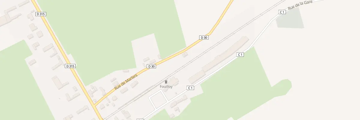 Plan du 8 Rue de Marlers à Fouilloy