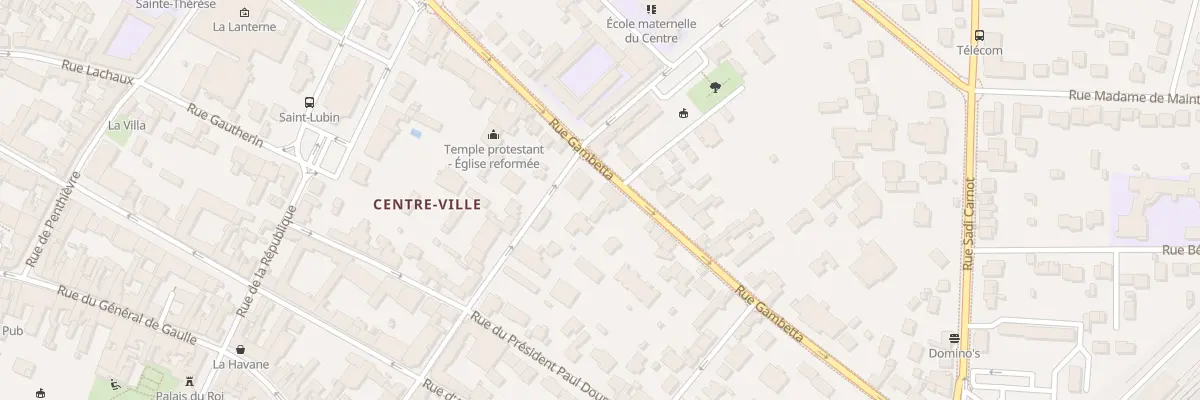 Plan du 31 Rue Gambetta à Rambouillet