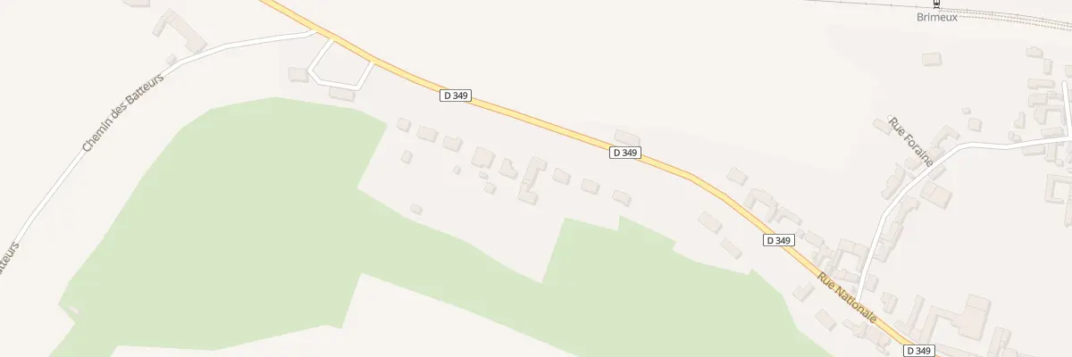 Plan du 137 Rte Nationale à Brimeux