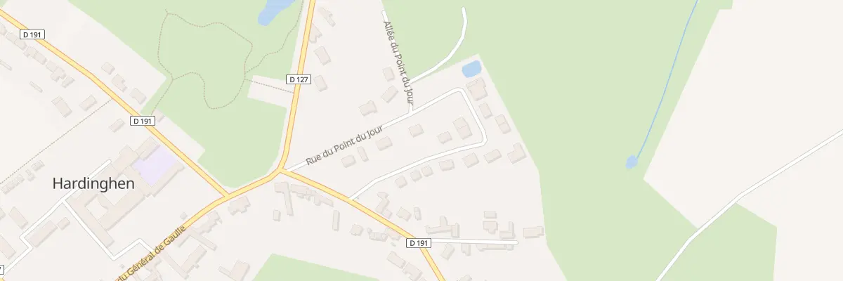 Plan du 12 Rue du Point du Jour à Hardinghen