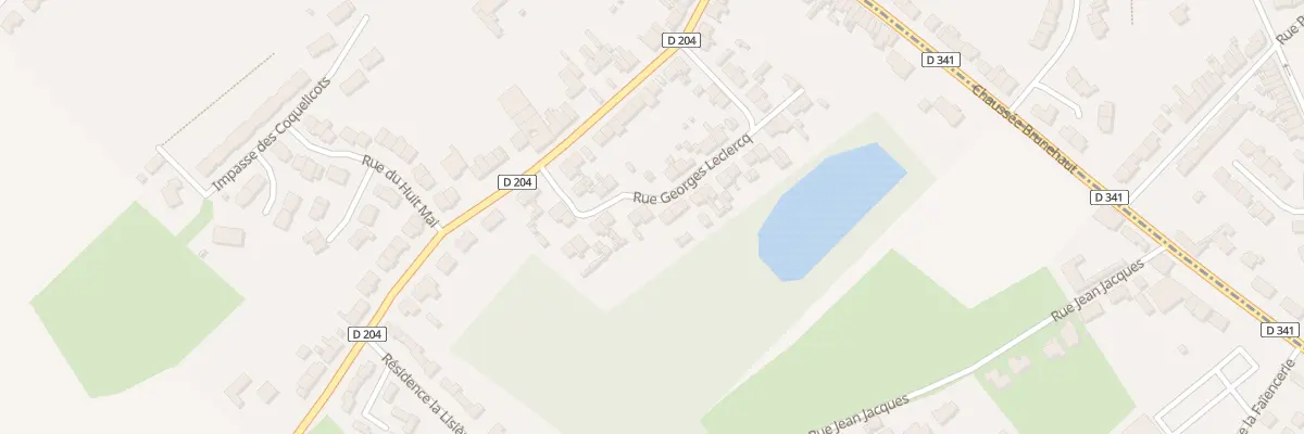 Plan du 34 Rue Georges Leclercq à Longfossé