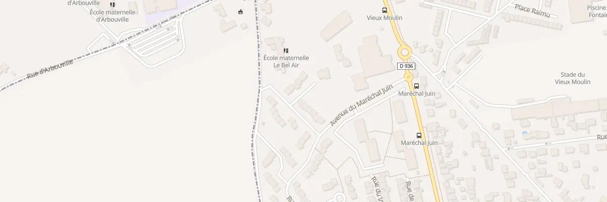 Plan du 12 Sq Alfred de Musset à Rambouillet