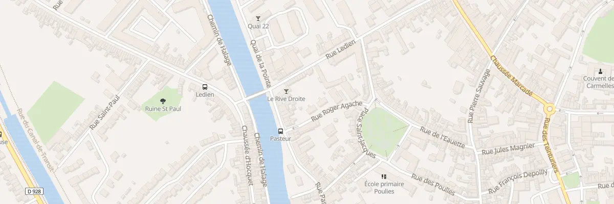 Plan du 100 Rue Pasteur à Abbeville