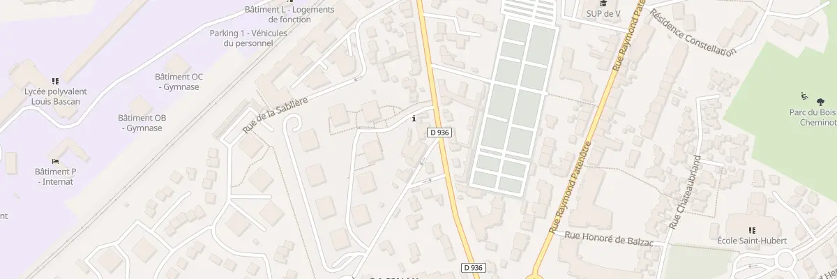 Plan du 36 Rue G. Lenotre à Rambouillet