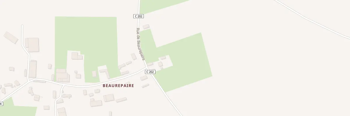 Plan du 4 Beaurepaire à Fourcigny