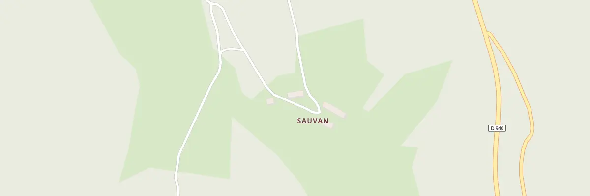 Plan du 2 Sauvent à Saint-Hilaire-les-Courbes