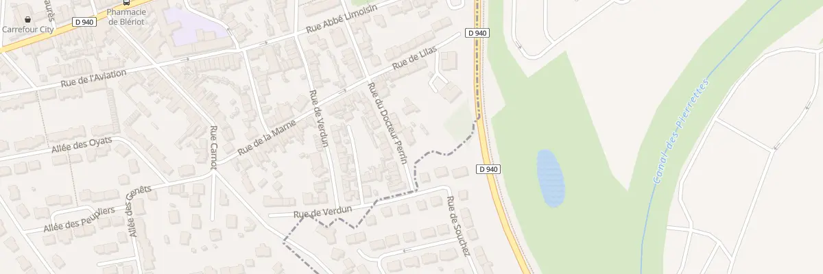 Plan du 29 Rue du Docteur Perrin à Sangatte