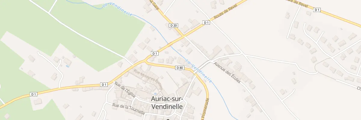 Plan du 14B Rue de la Promenade à Auriac-sur-Vendinelle