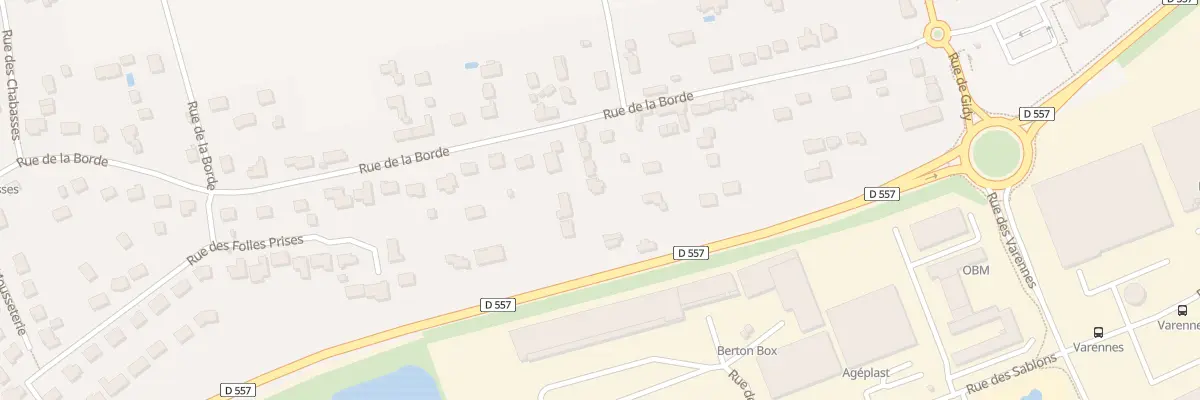 Plan du 88 Rue de la Borde à Ormes