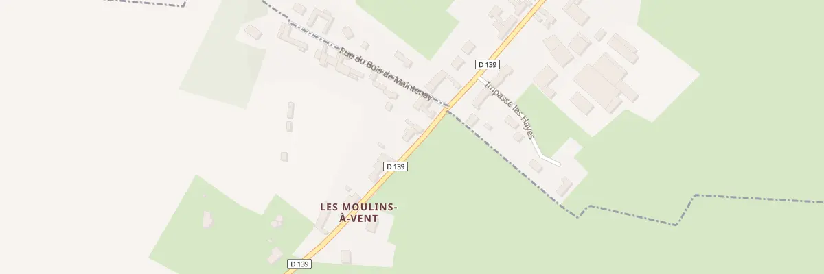 Plan du 23 Vc Les Moulins A Vent à Maintenay