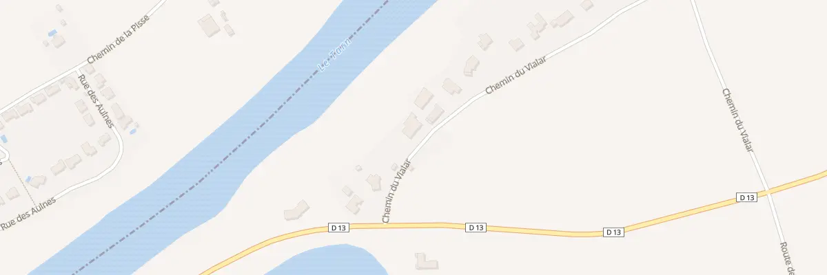 Plan du 5 Che du Vialar à Montans
