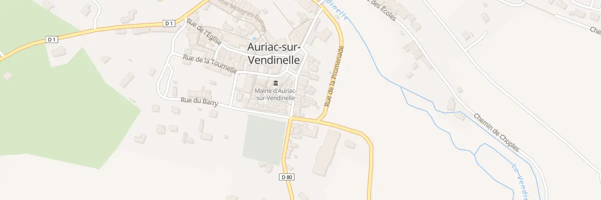 Plan du 9 Rue Notre-Dame à Auriac-sur-Vendinelle