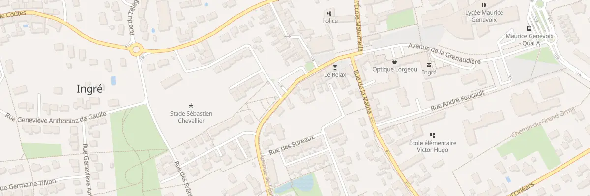 Plan du 7 Rue de Selliers à Ingré