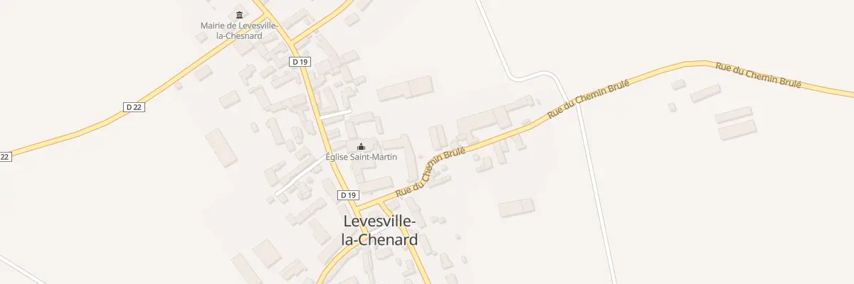 Plan du 3 Rue du Chemin Brule à Levesville-la-Chenard