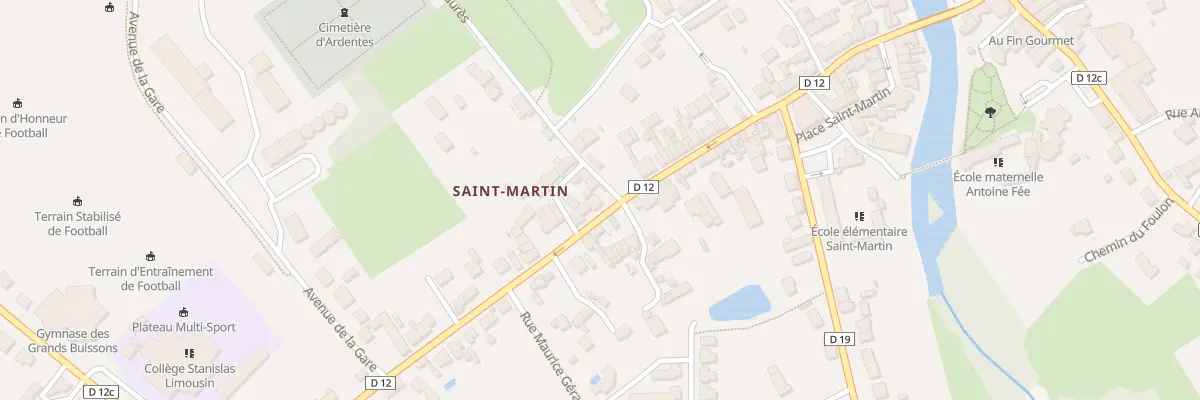 Plan du 60 Rue de la Gare à Ardentes
