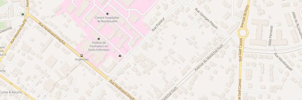 Plan du 34 Rue Pasteur à Rambouillet