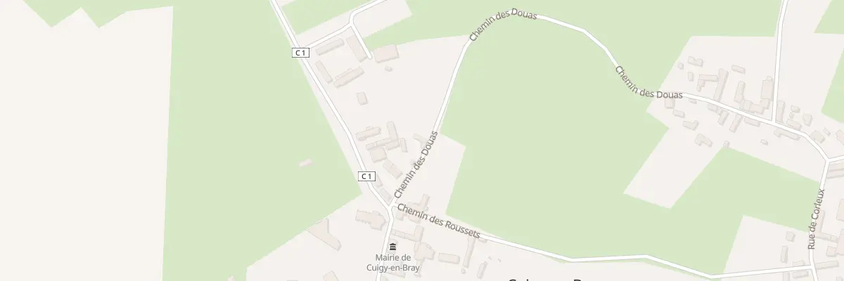Plan du 3 Che des Douas à Cuigy-en-Bray