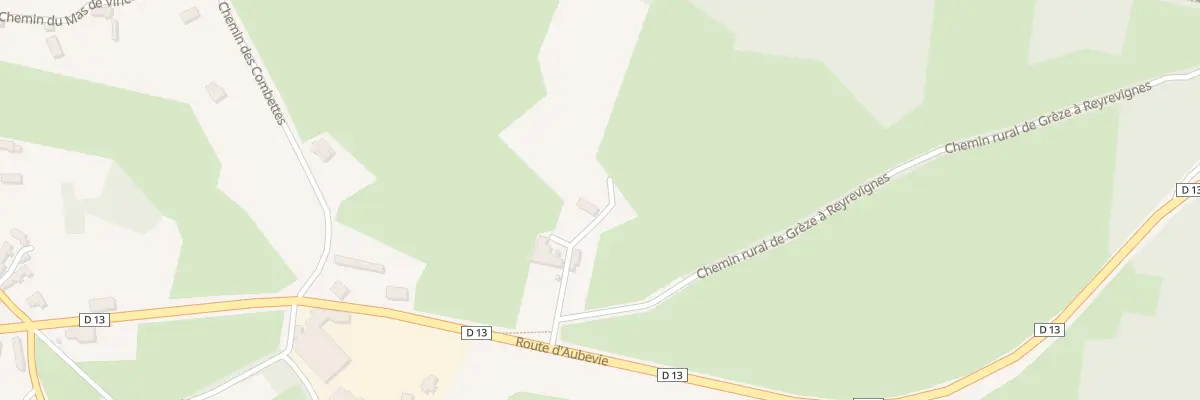 Plan du 5381F Mas de Laurensou à Grèzes