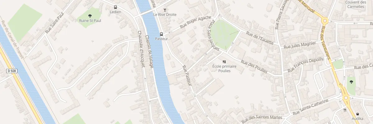 Plan du 62 Rue Pasteur à Abbeville