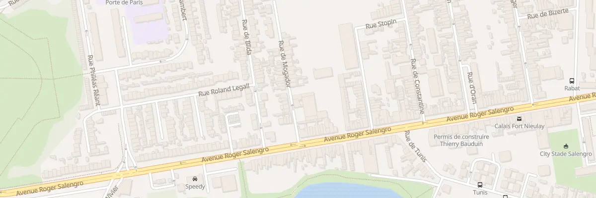 Plan du 6 Rue de Mogador à Calais