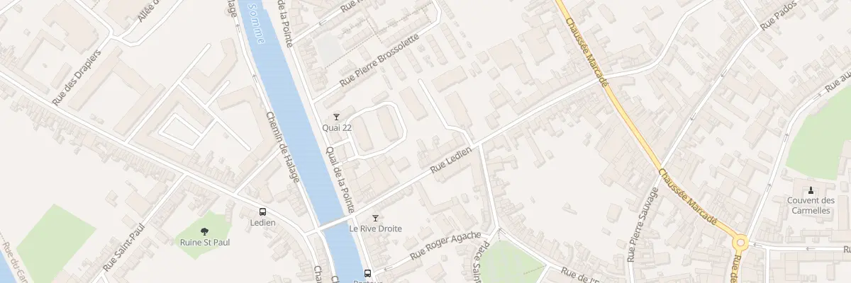 Plan du 17 Rue Ledien à Abbeville