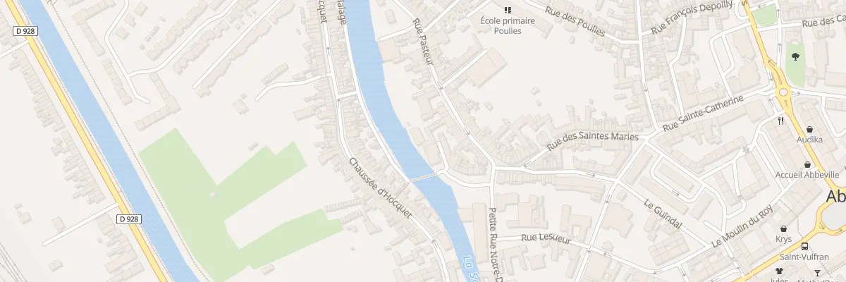 Plan du 19 Rue Pasteur à Abbeville