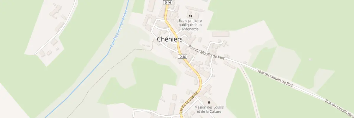 Plan du 6 Rue de la Liberté à Chéniers