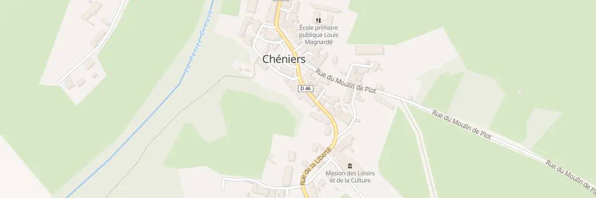 Plan du 8 Rue de la Liberté à Chéniers