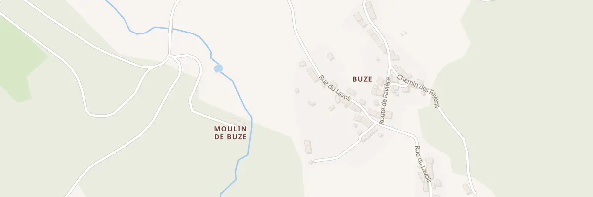 Plan du 2 Buze à Saint-Pardoux-Morterolles