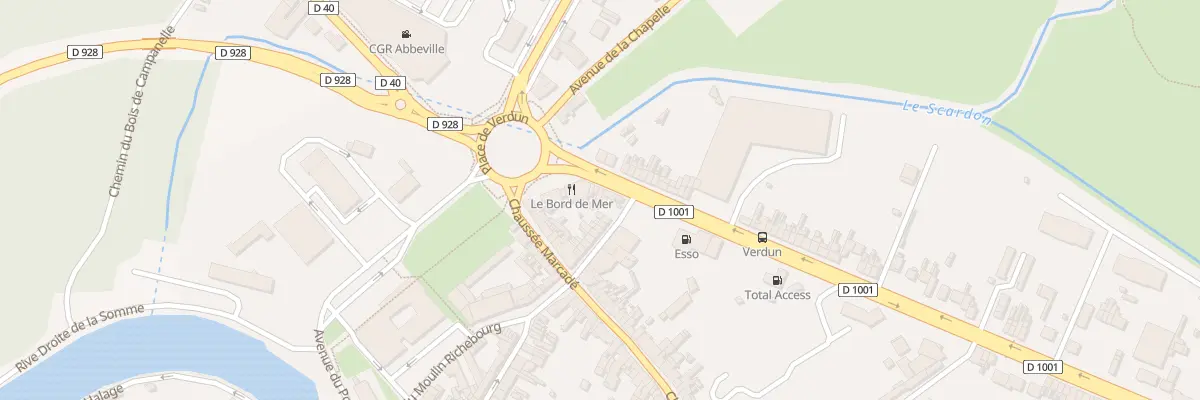 Plan du 219 Bd de la République à Abbeville