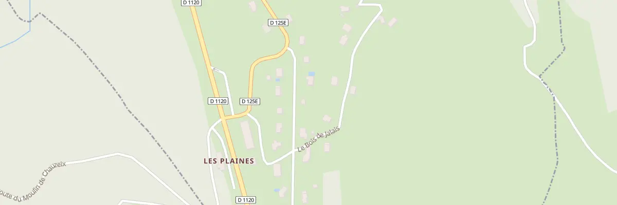 Plan du 17 Le Bois de Jaleix à Ladignac-sur-Rondelles