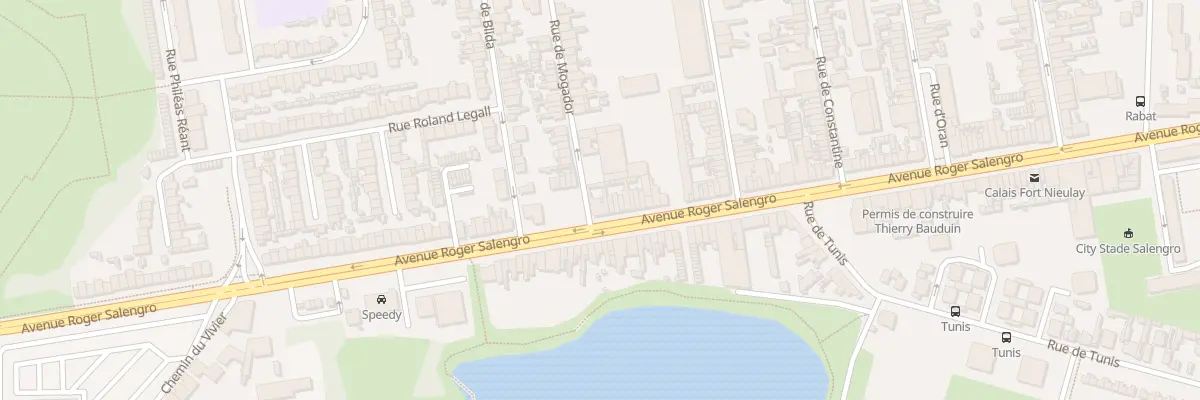Plan du 2 Rue de Mogador à Calais