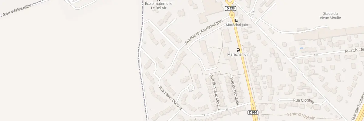 Plan du 34 Rue Henri Dunant à Rambouillet