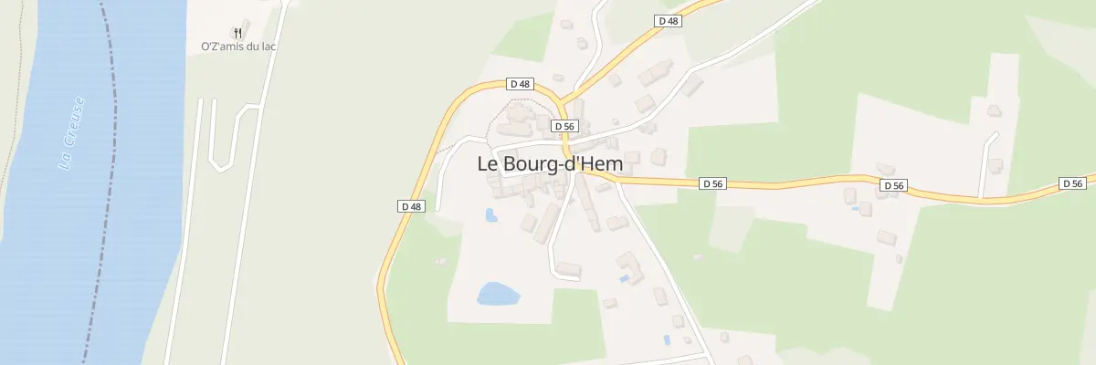 Plan du 22 Le Bourg au Bourg-d’Hem