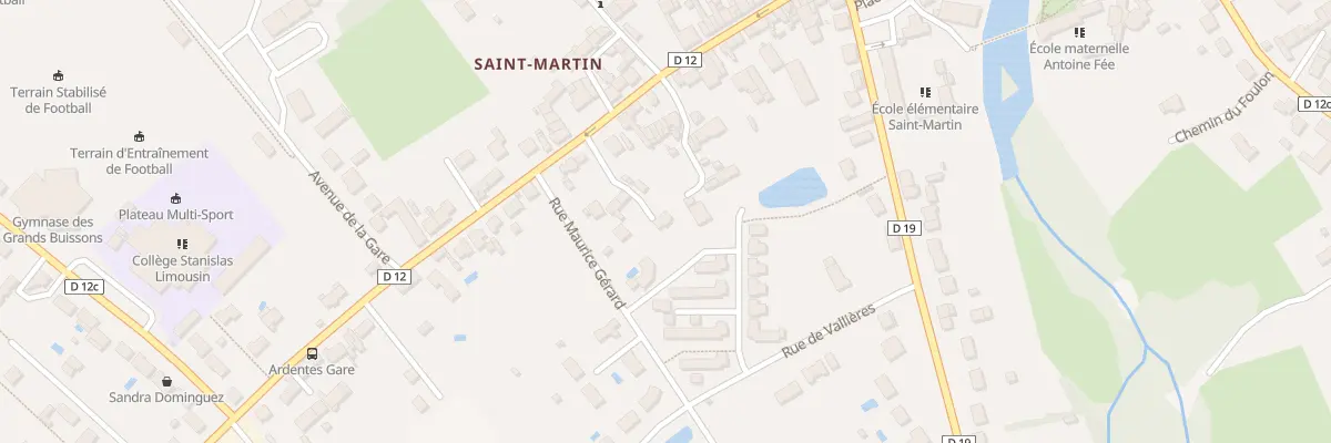 Plan du 69 Rue de la Gare à Ardentes
