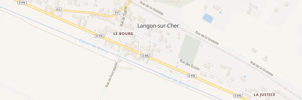 Plan du 7 Rte de Mennetou sur Cher à Langon-sur-Cher