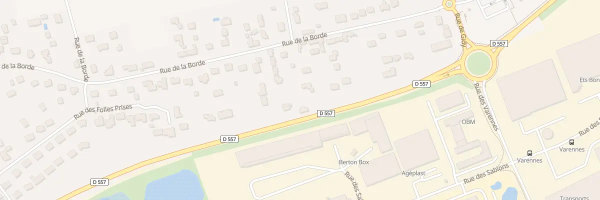 Plan du 92T Rue de la Borde à Ormes