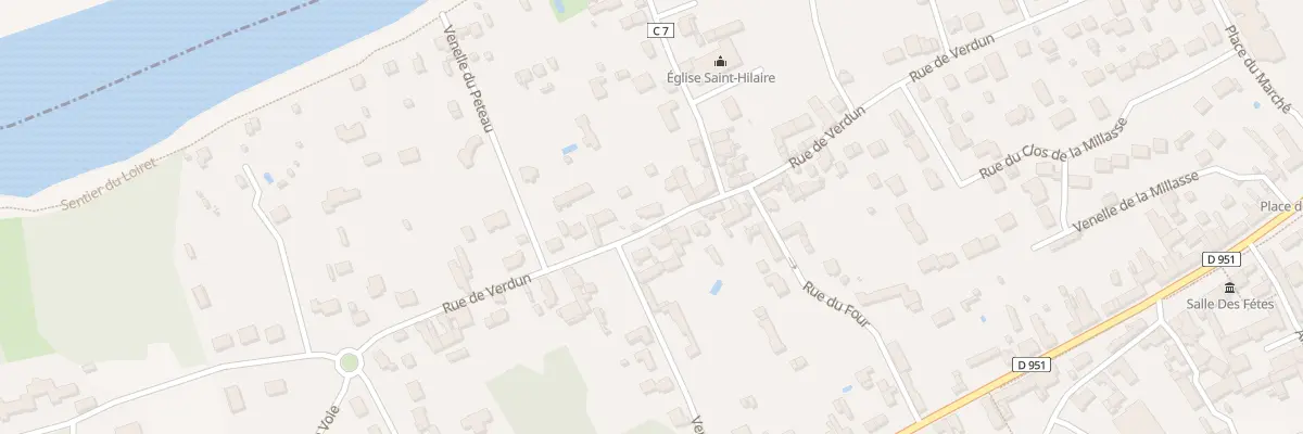 Plan du 868 Rue de Verdun à Saint-Hilaire-Saint-Mesmin