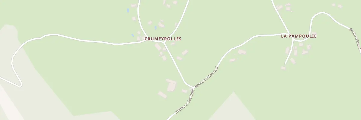 Plan du 1 Rte de Crumeyrolles à Lagarde-Marc-la-Tour
