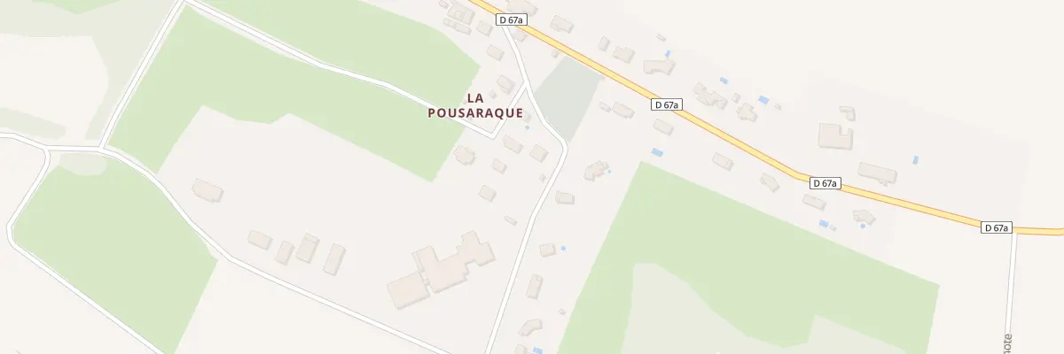 Plan du 88 La Pousaraque au Faget