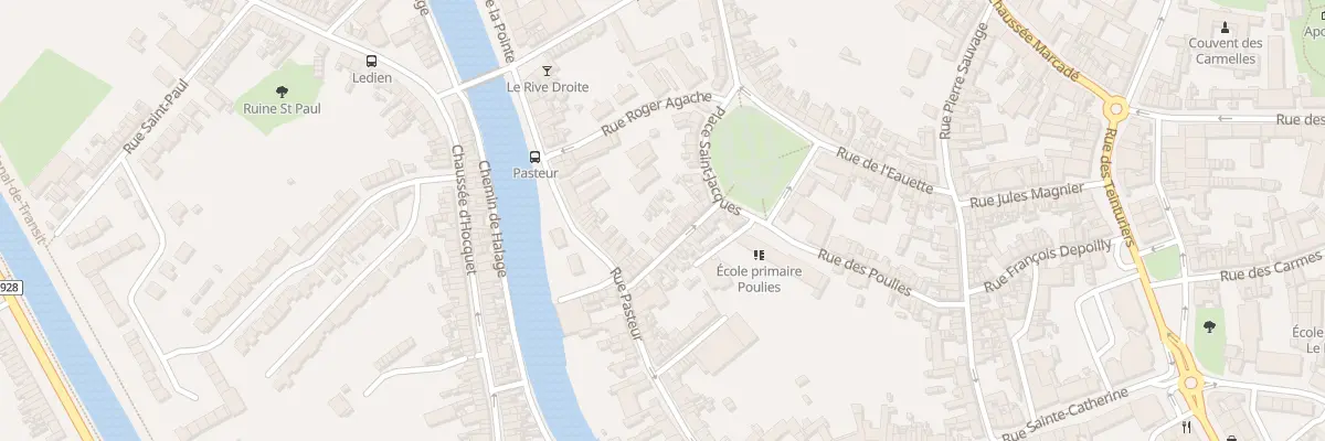 Plan du 23 Ptr Pte Rue Saint Jacques à Abbeville