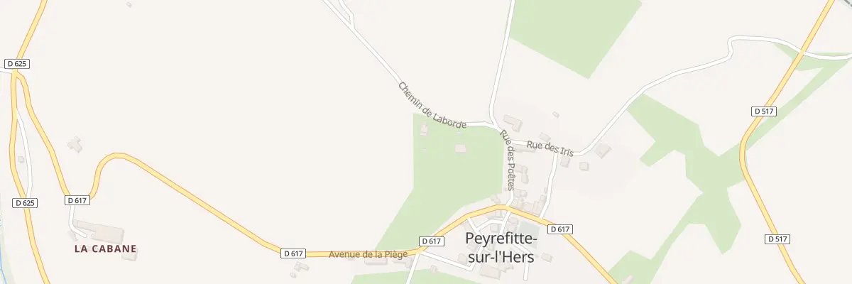 Plan du 43 Che de Laborde à Peyrefitte-sur-l’Hers